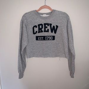Brandy Melville Crew cropped sweatshirt